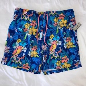 Hawaiian Board Swim Shorts Men’s 36 38 parrots